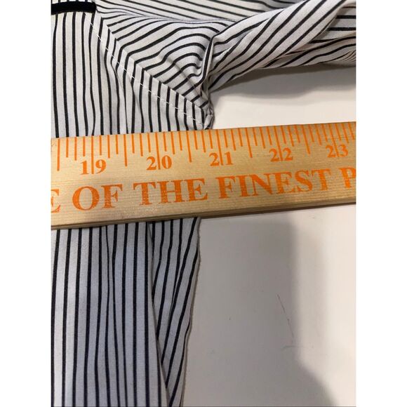 PGB Vintage Women Striped Black White Button Down With Zebra Embroidery SZ small - Picture 5 of 6